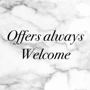 Please don’t hesitate to offer